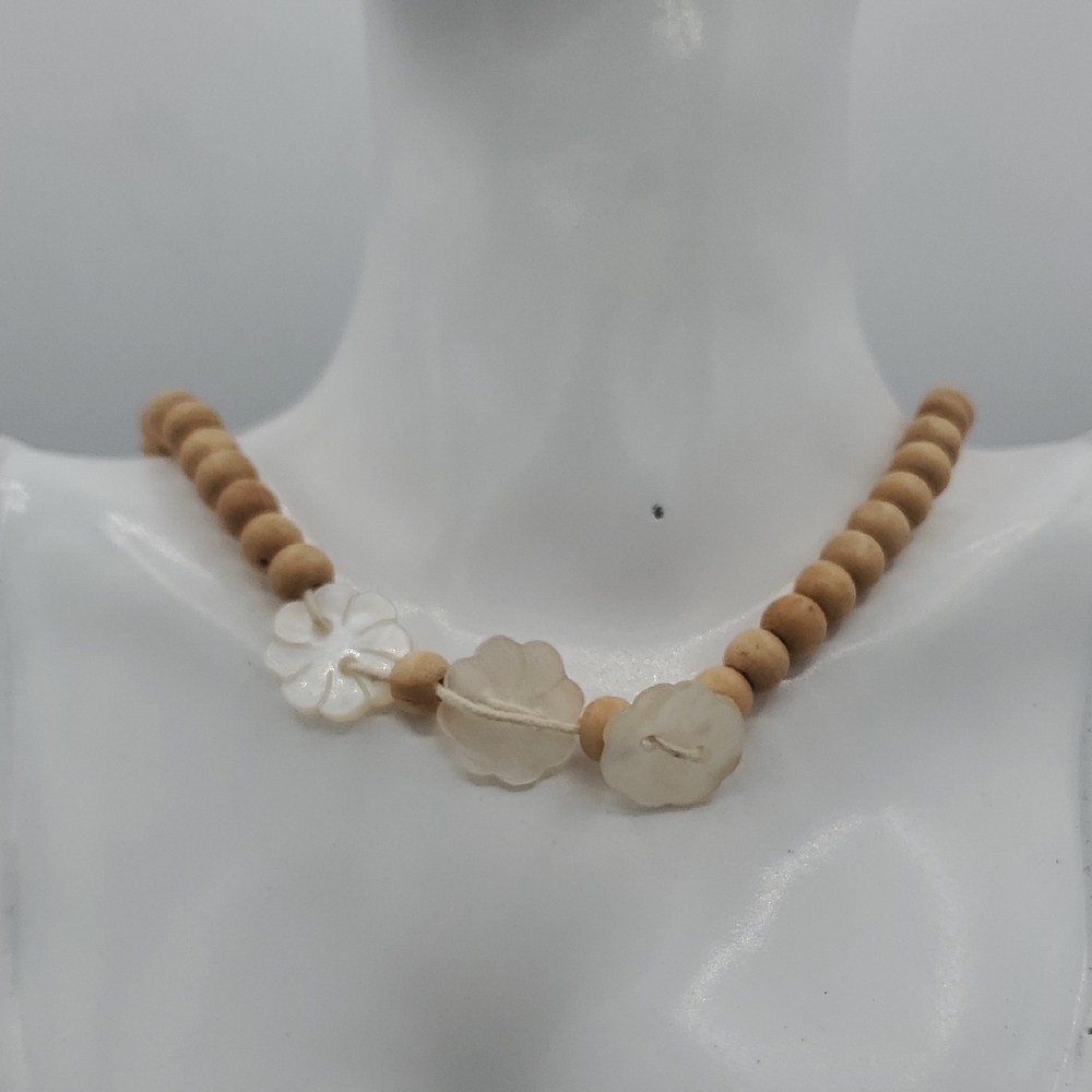 Panama Jack Choker Survivalist Beaded Wilderness Necklace 14 Inches N3619